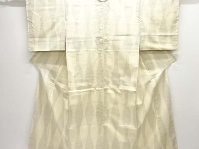 JAPANESE KIMONO / ANTIQUE KIMONO / SILK / MAWATA YUKI TSUMUGI / WOVEN TATEWAKU